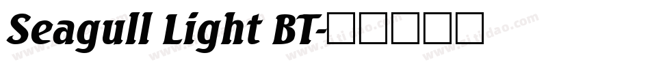 Seagull Light BT字体转换